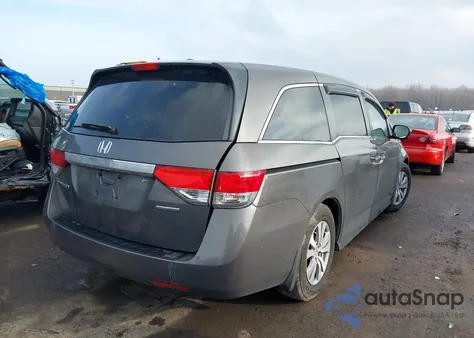 2016 Honda Odyssey Se from USA, damaged, VIN 5FNRL5H3XGB021735
